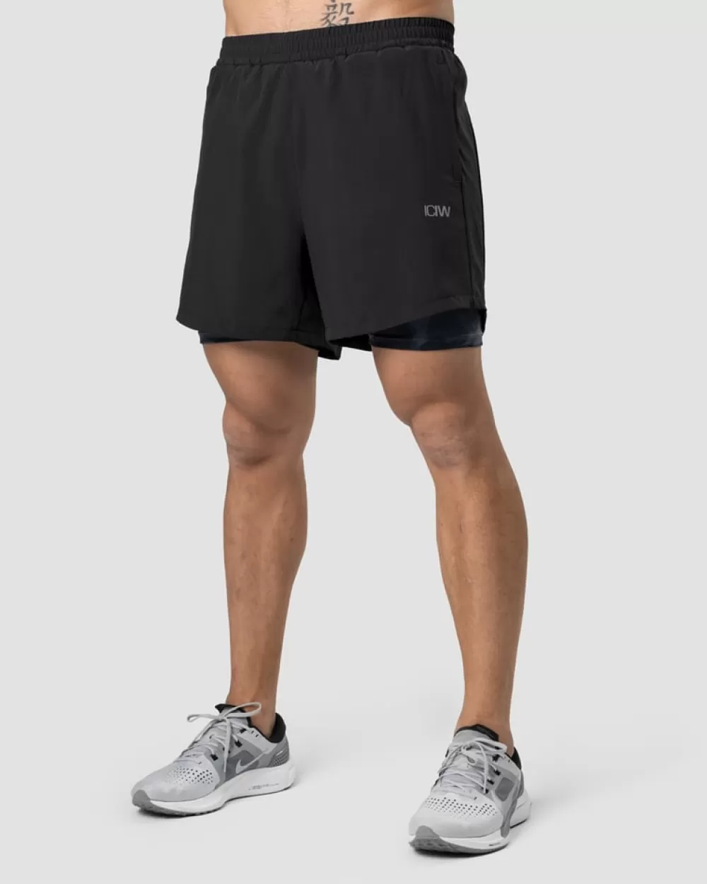 ICIW Mercury 2-in-1 Shorts Black Camo