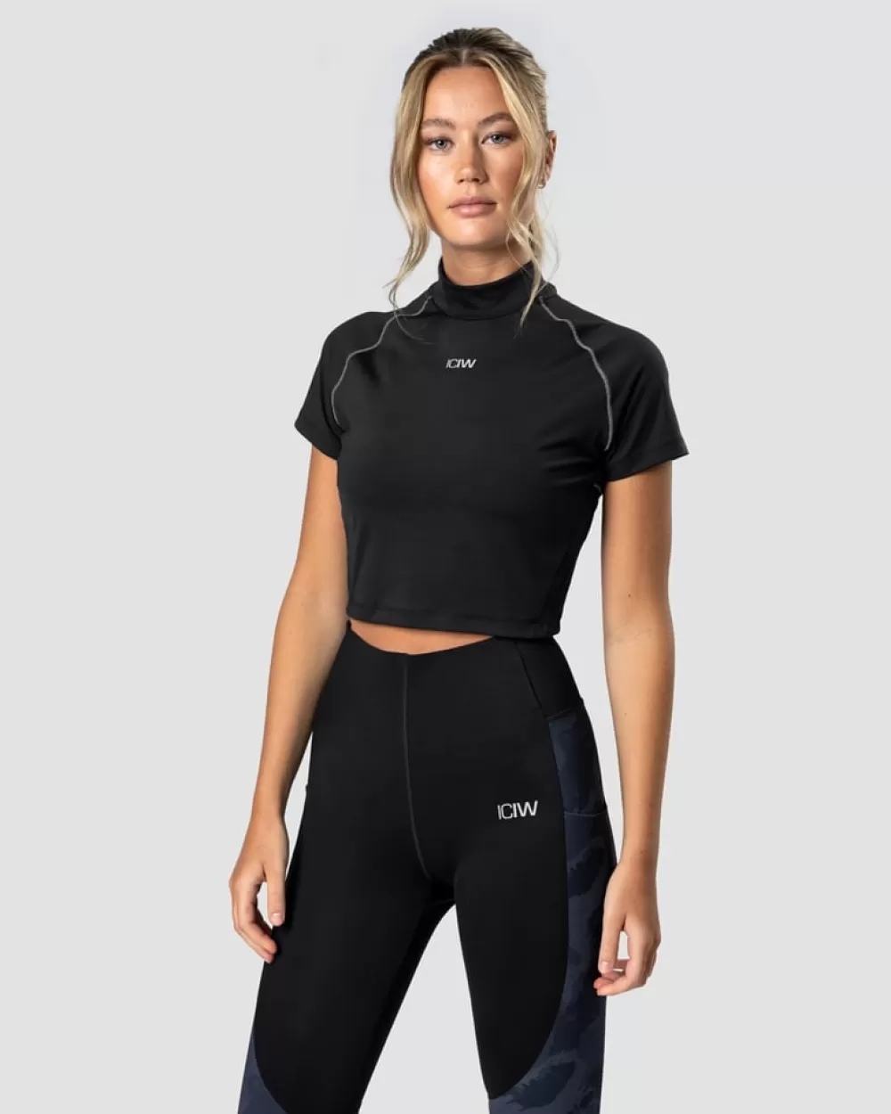 Women ICIW Mercury Cropped T-shirt Wmn Black