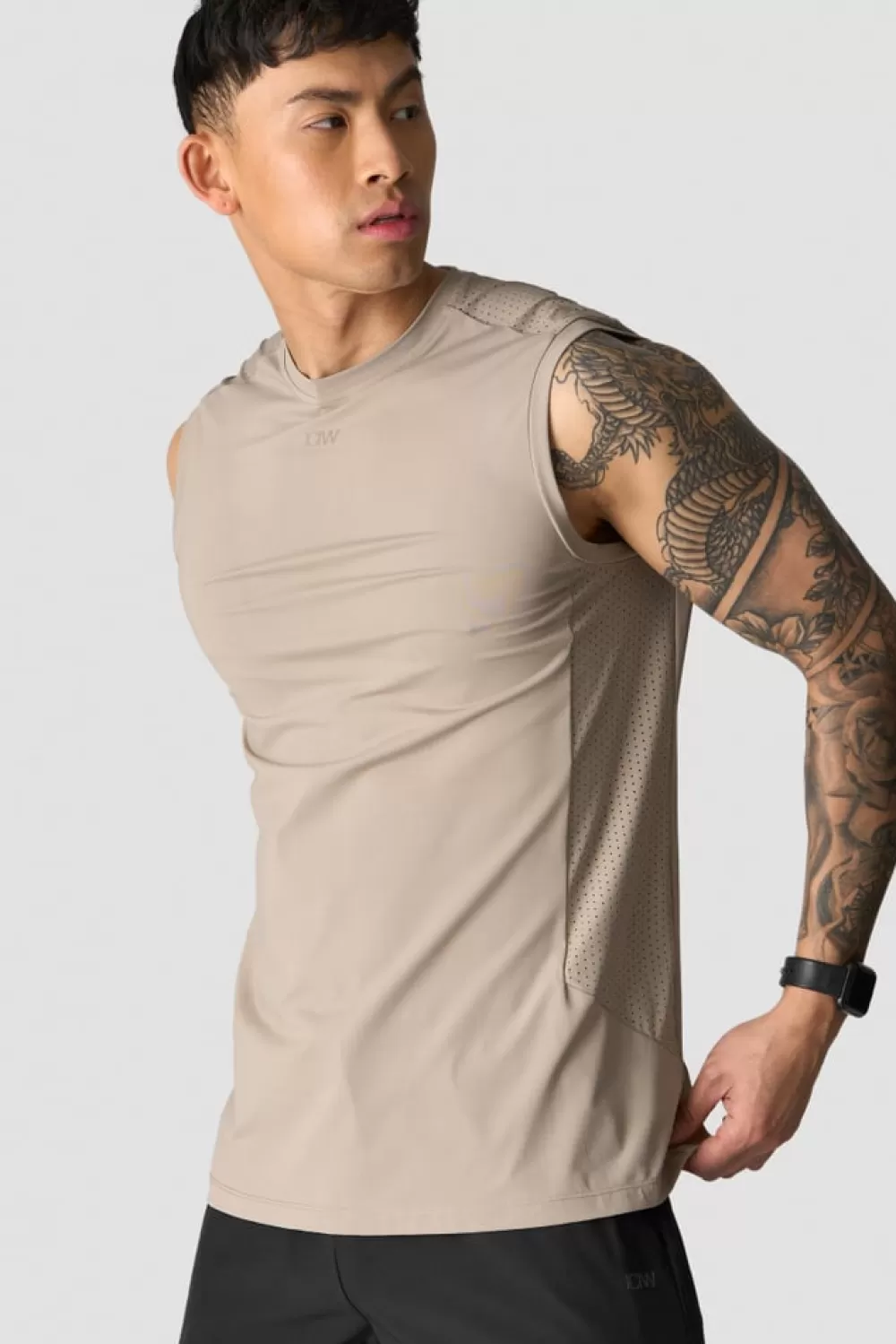 ICIW Mirage Tank Men Light Dusty Brown