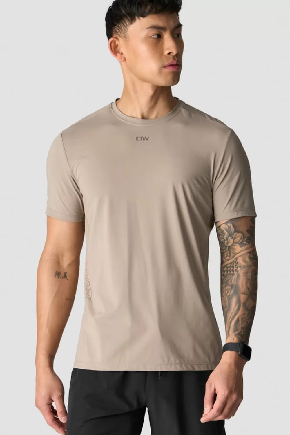 ICIW Mirage T-shirt Men Light Dusty Brown