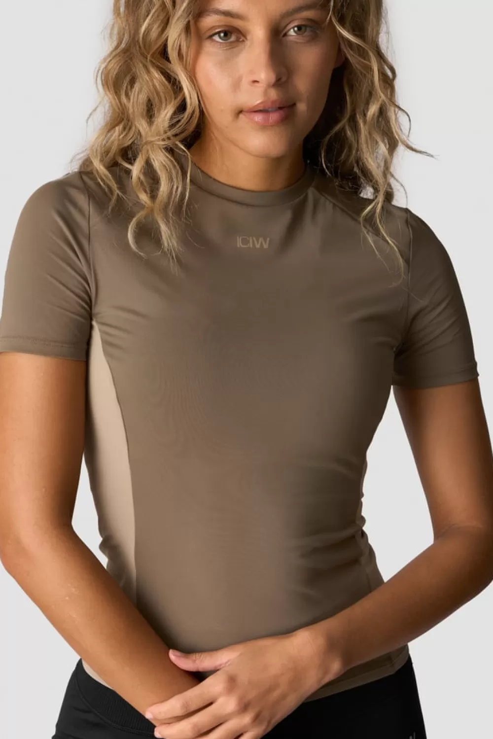 Women ICIW Mirage T-shirt Wmn Cool Brown