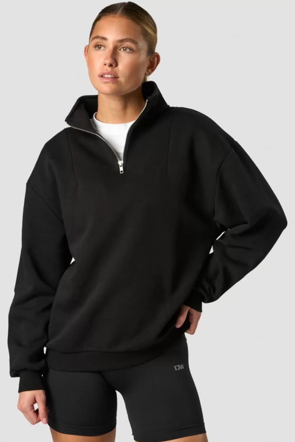 Women ICIW Nimble 1/4 Zip Black