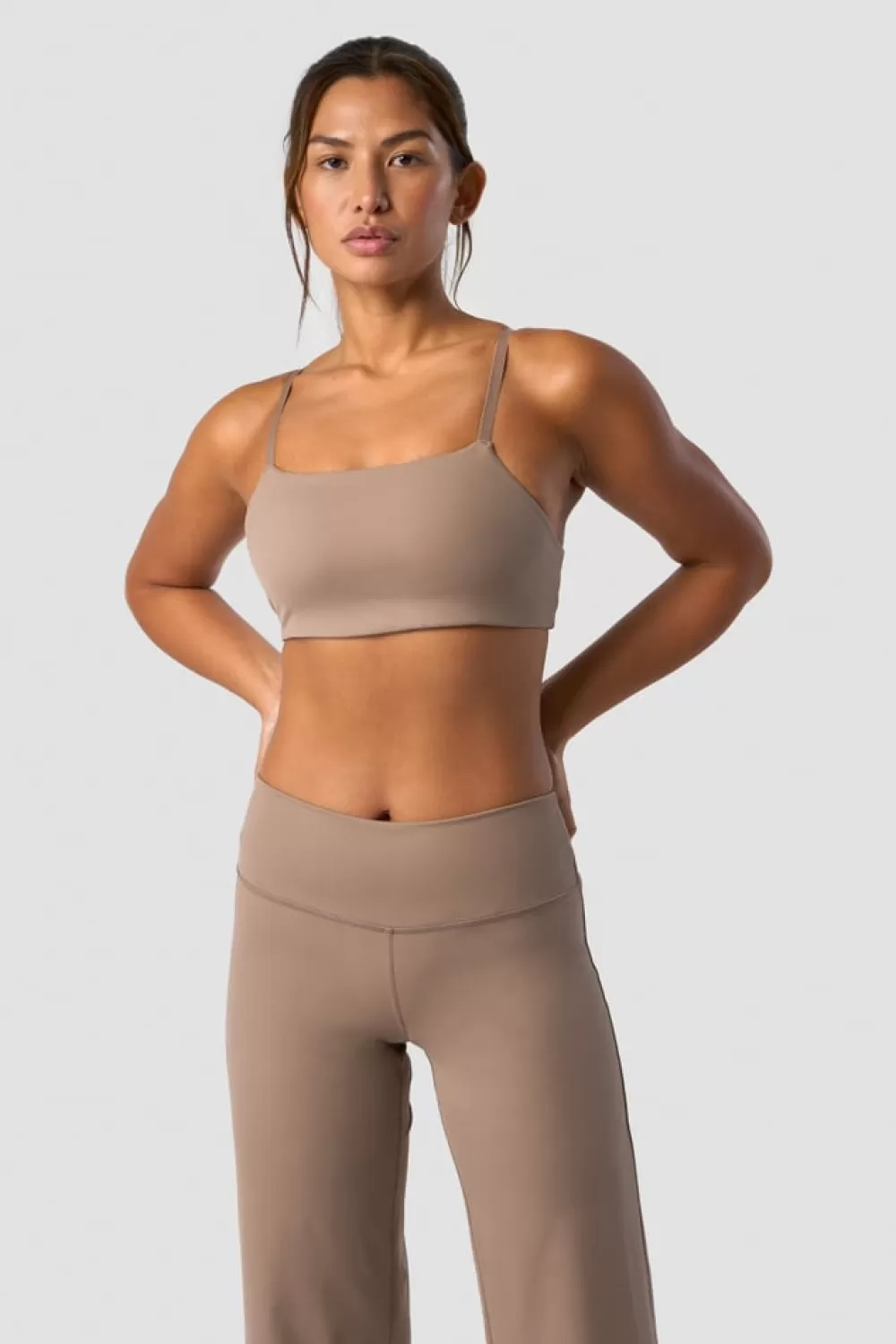 Women ICIW Nimble Adjustable Sports Bra Autumn Brown