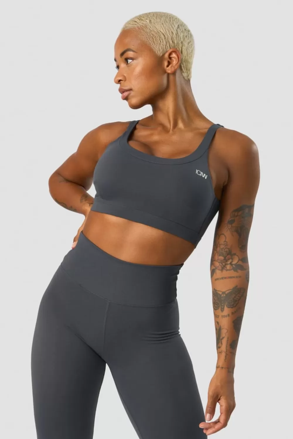 Women ICIW Nimble Sports Bra Anthracite