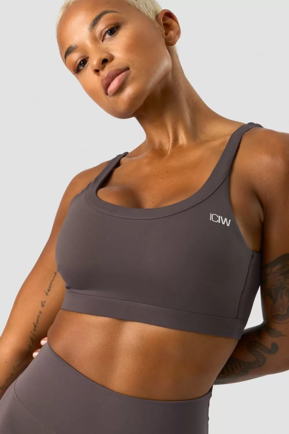 Women ICIW Nimble Sports Bra Clay