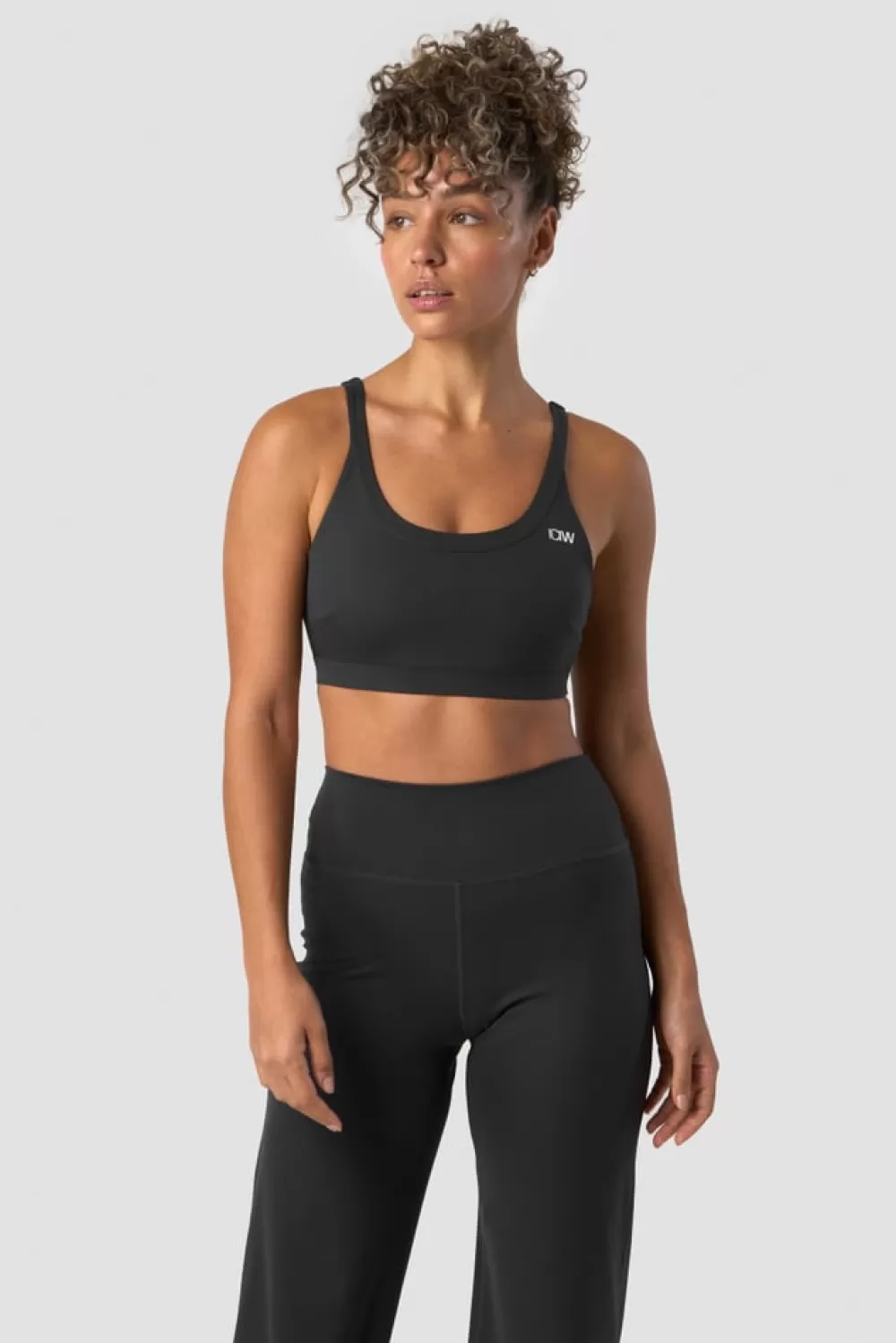 Women ICIW Nimble Sports Bra Dark Grey