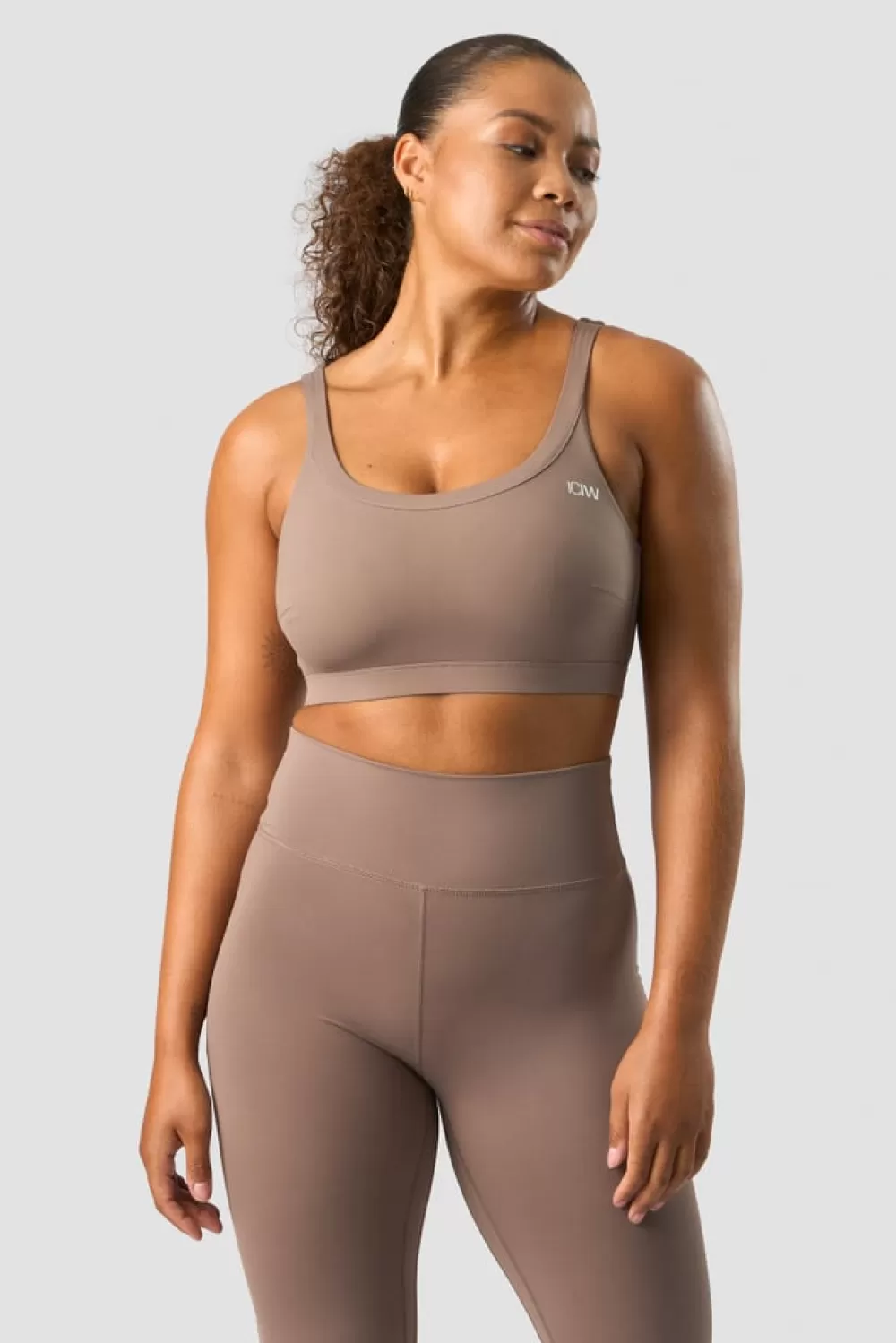 Women ICIW Nimble Sports Bra Dusty Brown