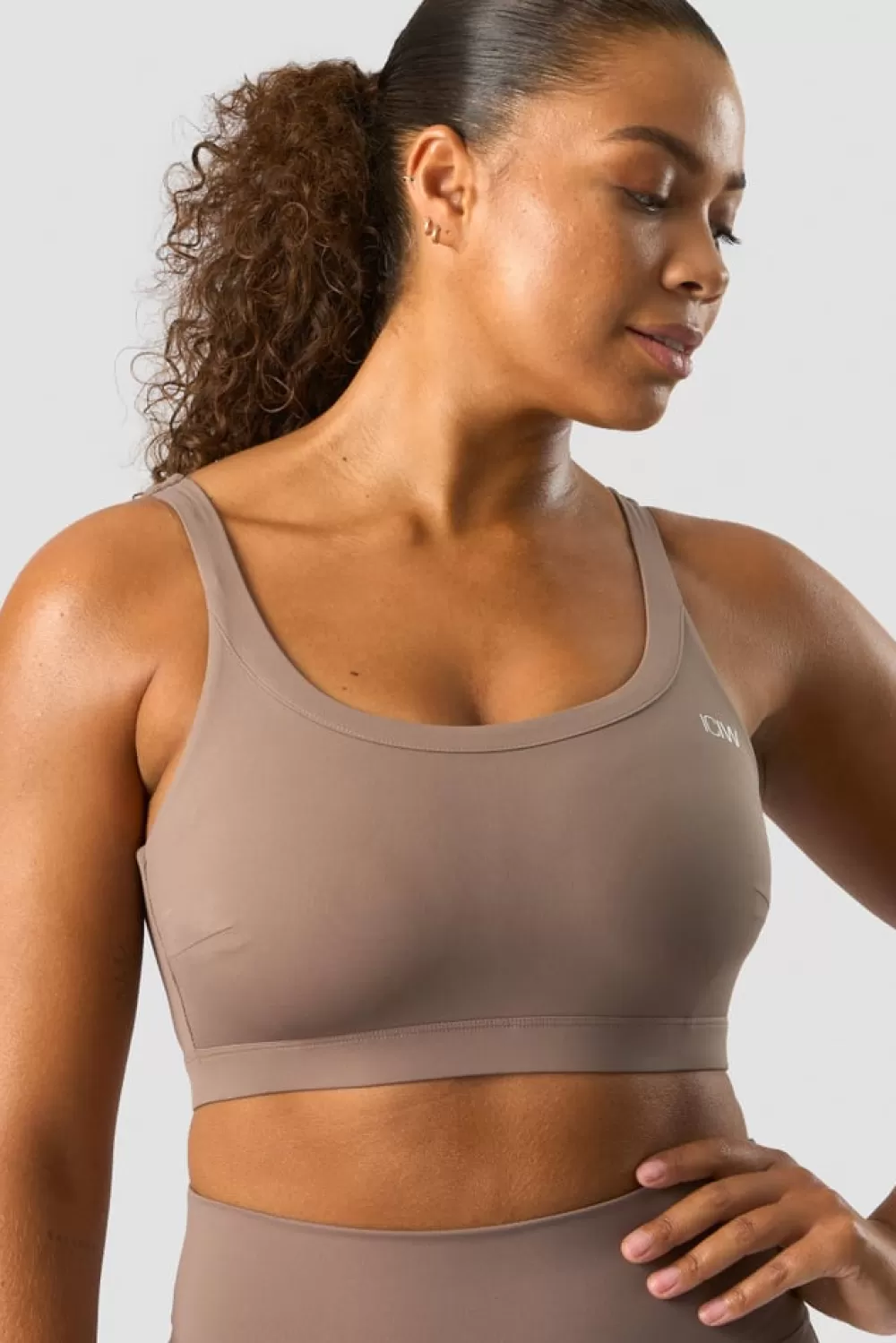 Women ICIW Nimble Sports Bra Dusty Brown