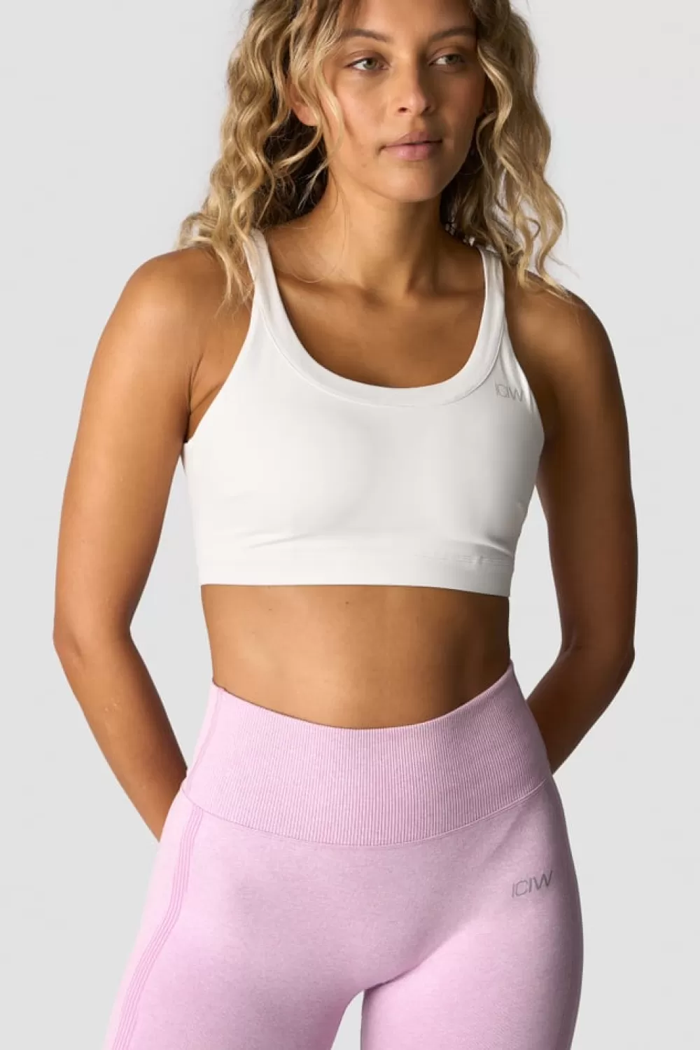 Women ICIW Nimble Sports Bra White