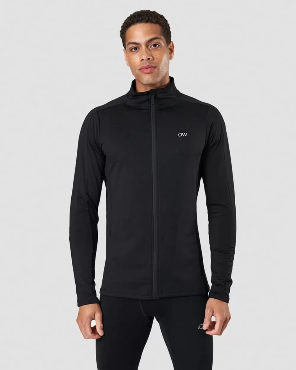 ICIW Outdoor Training Fleece Zip Black