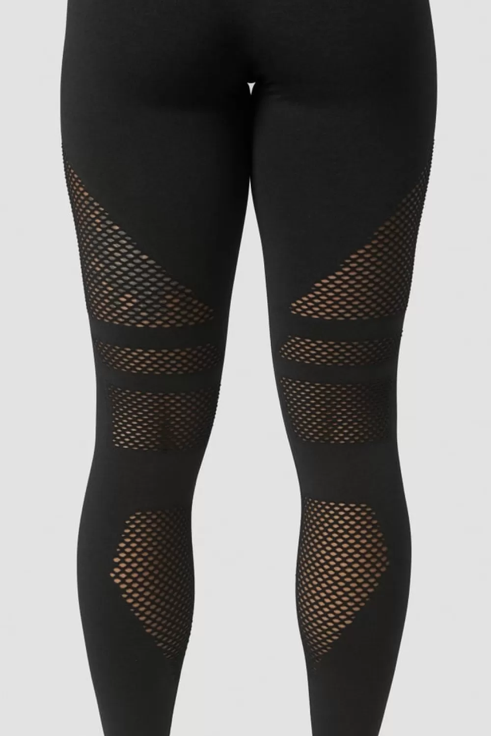 Women ICIW Queen Mesh Seamless Tights Black