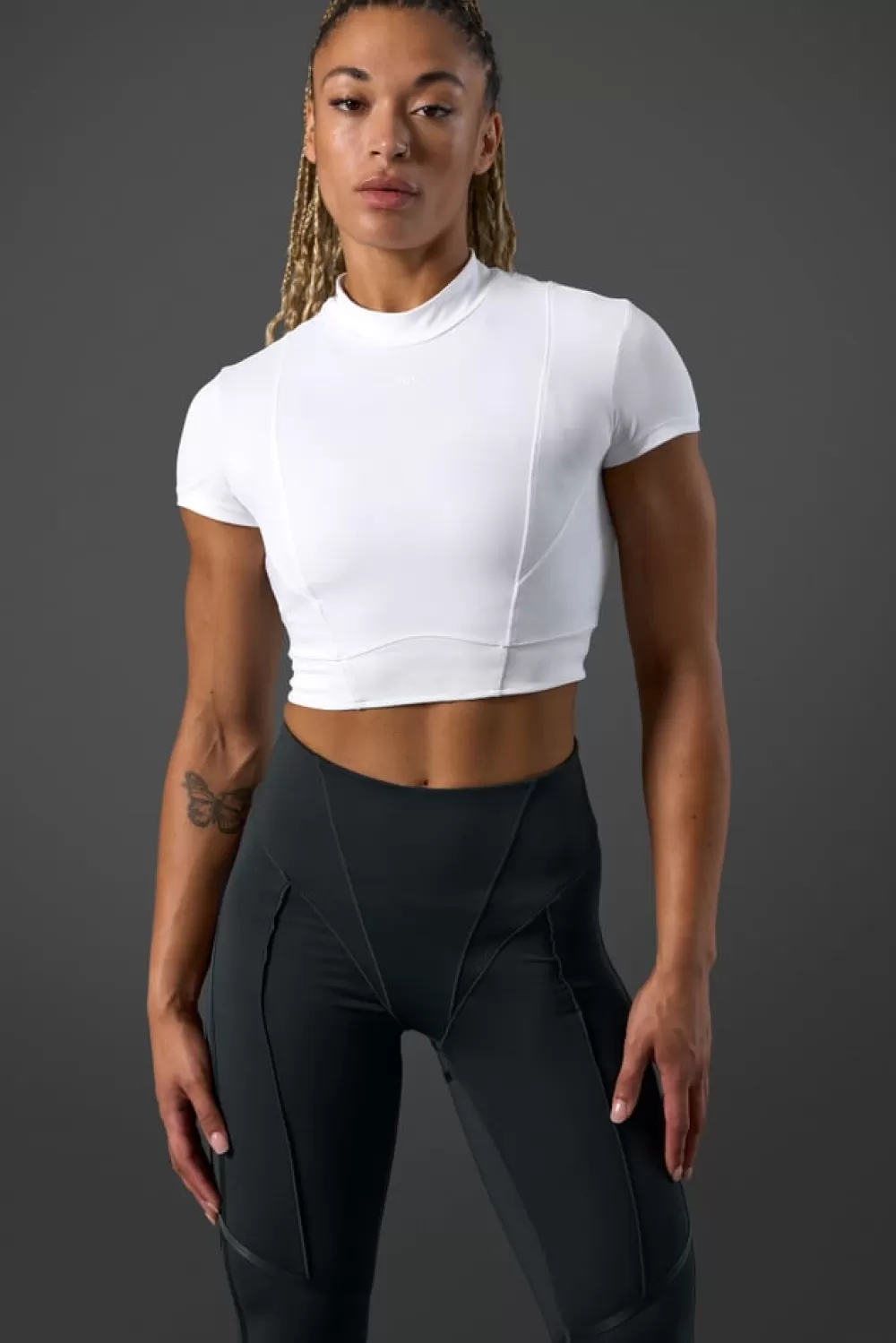 Women ICIW Reboot Cropped T-shirt White