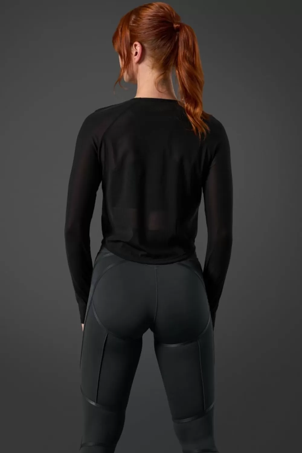 Women ICIW Reboot Mesh Long Sleeve Black