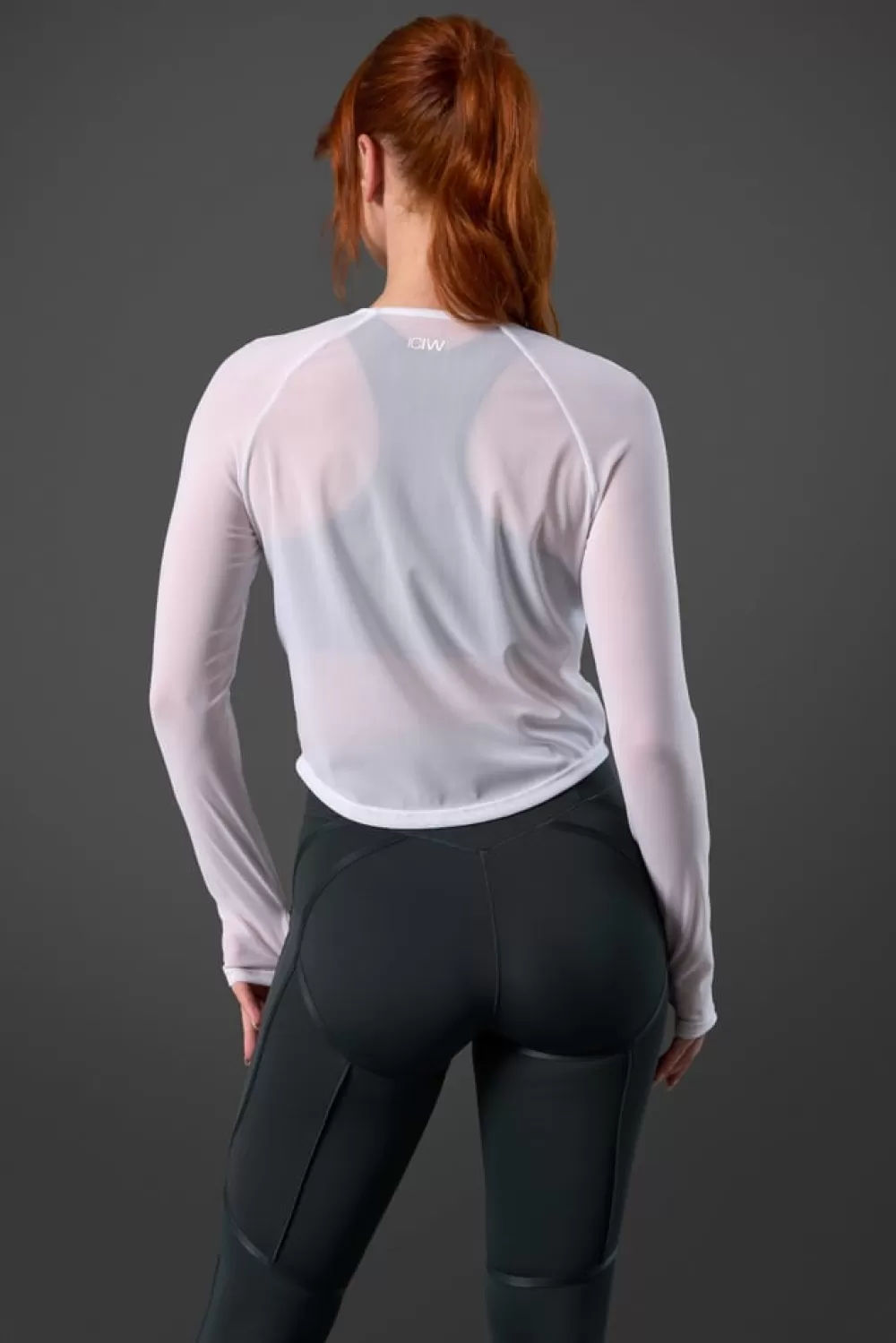 Women ICIW Reboot Mesh Long Sleeve White