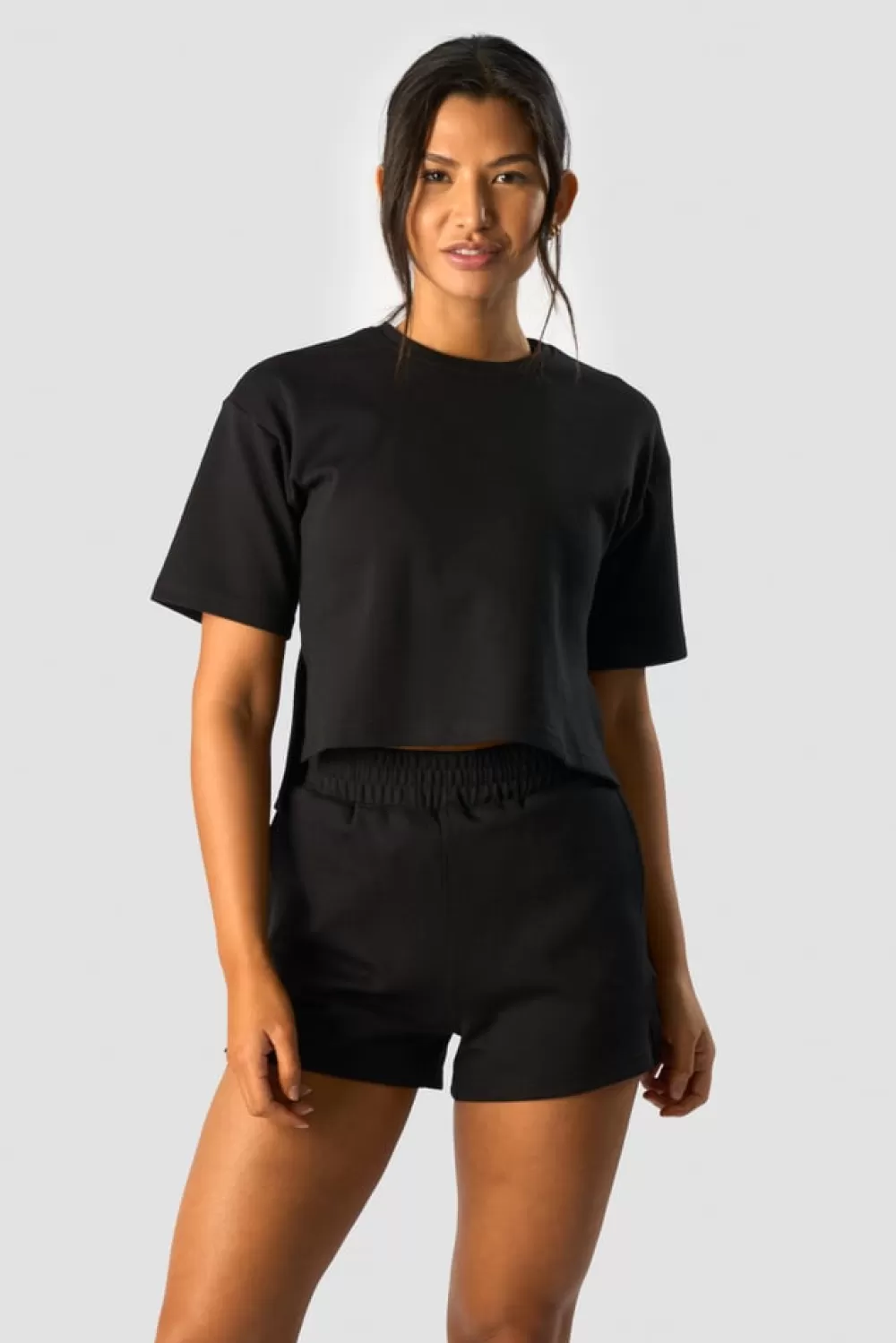 Women ICIW Revive Heavy Cropped T-Shirt Wmn Black