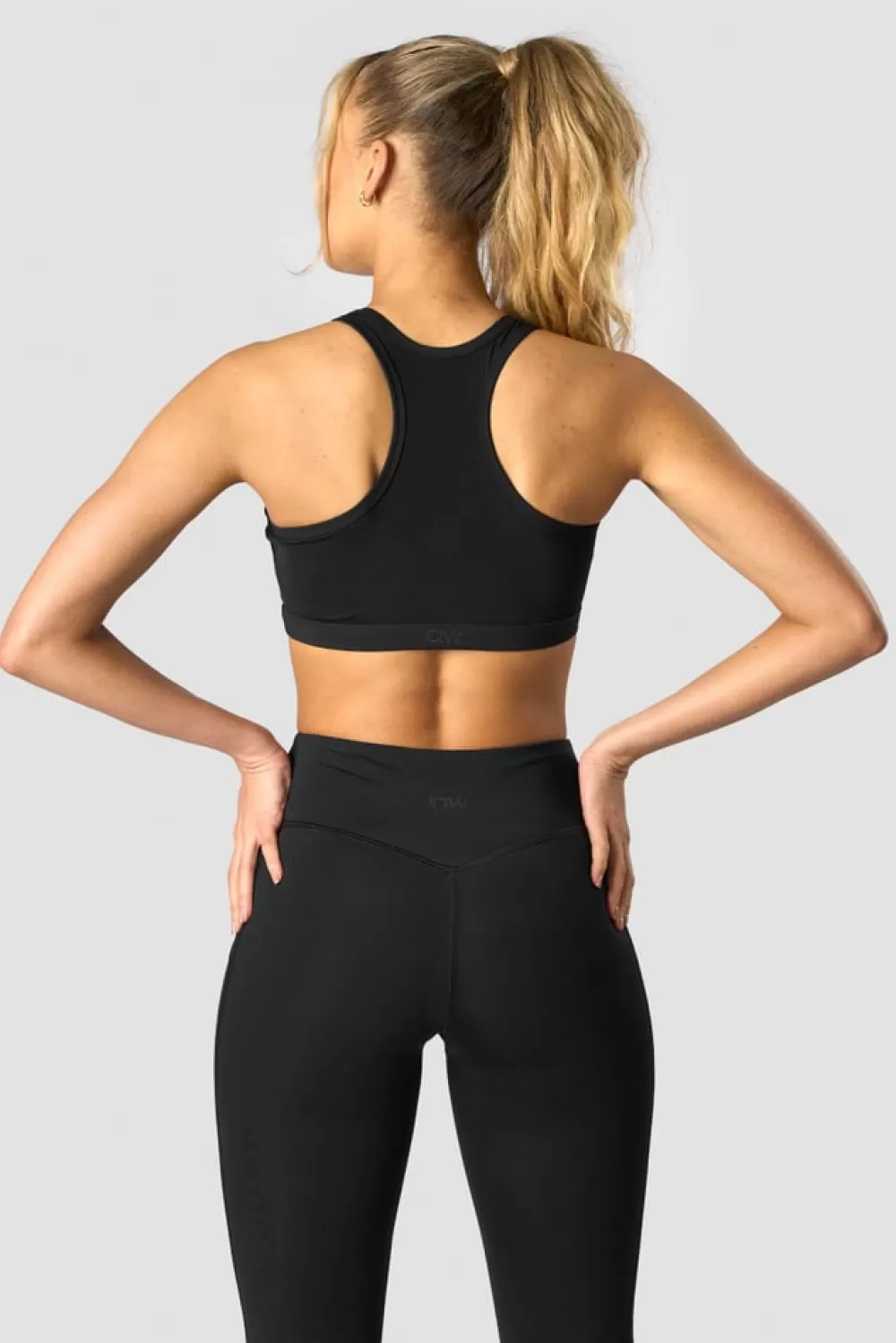 Women ICIW Revive Mesh Sports Bra Black