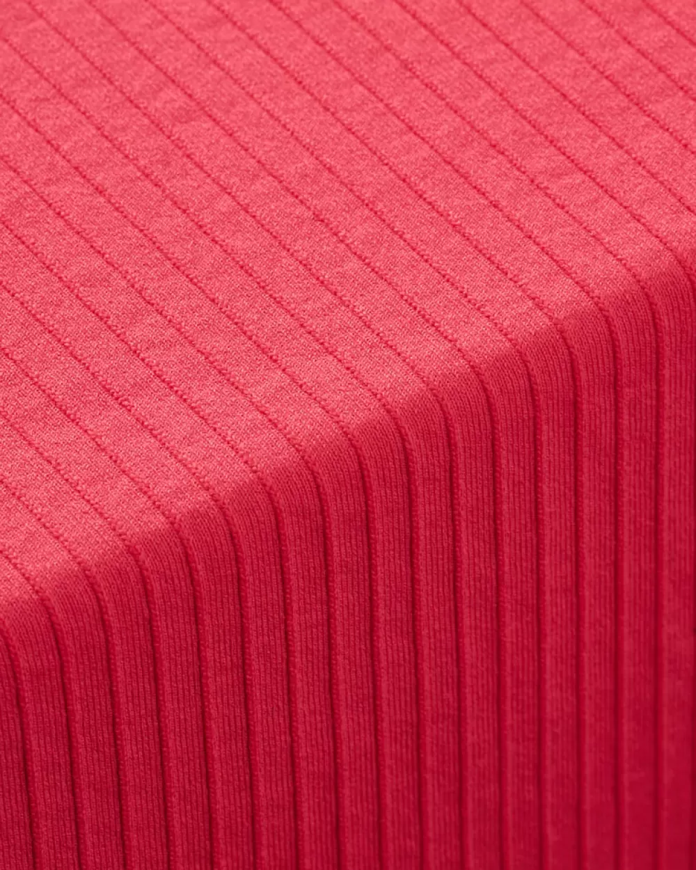 Women ICIW Ribbed Define Seamless Strappy Bra Coral Red