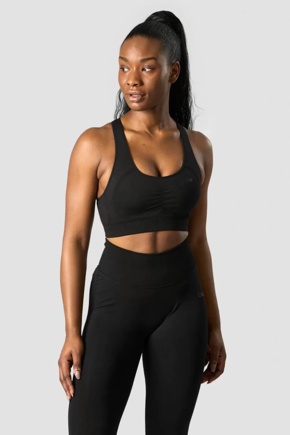 Women ICIW Rush Seamless Sports Bra Black