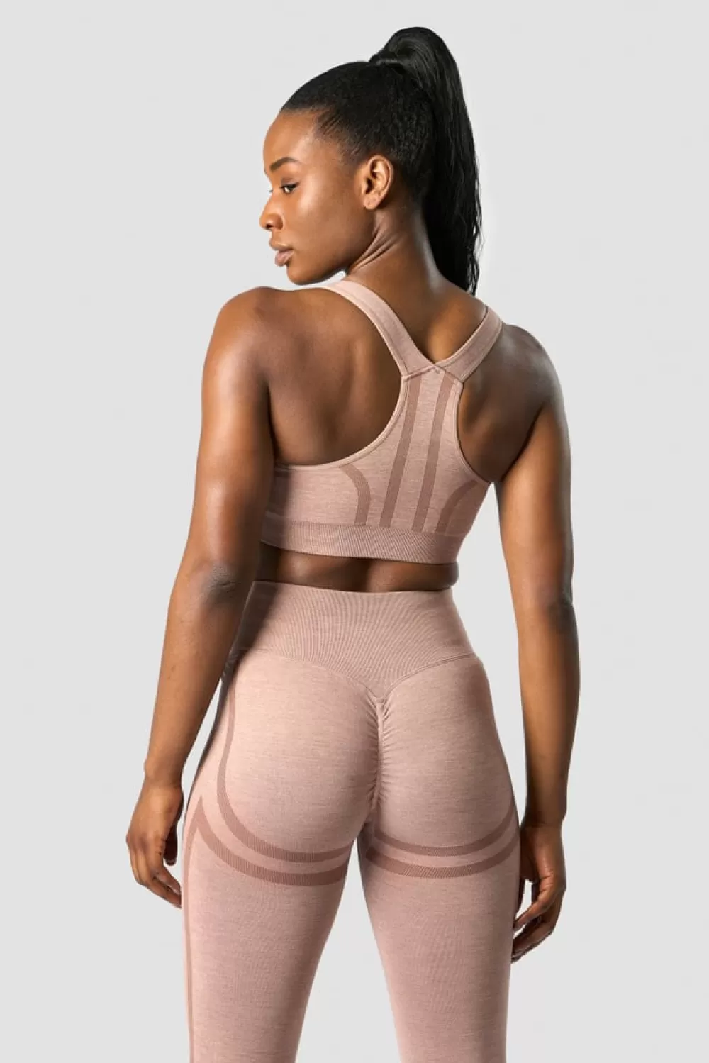 Women ICIW Rush Seamless Sports Bra Mauve