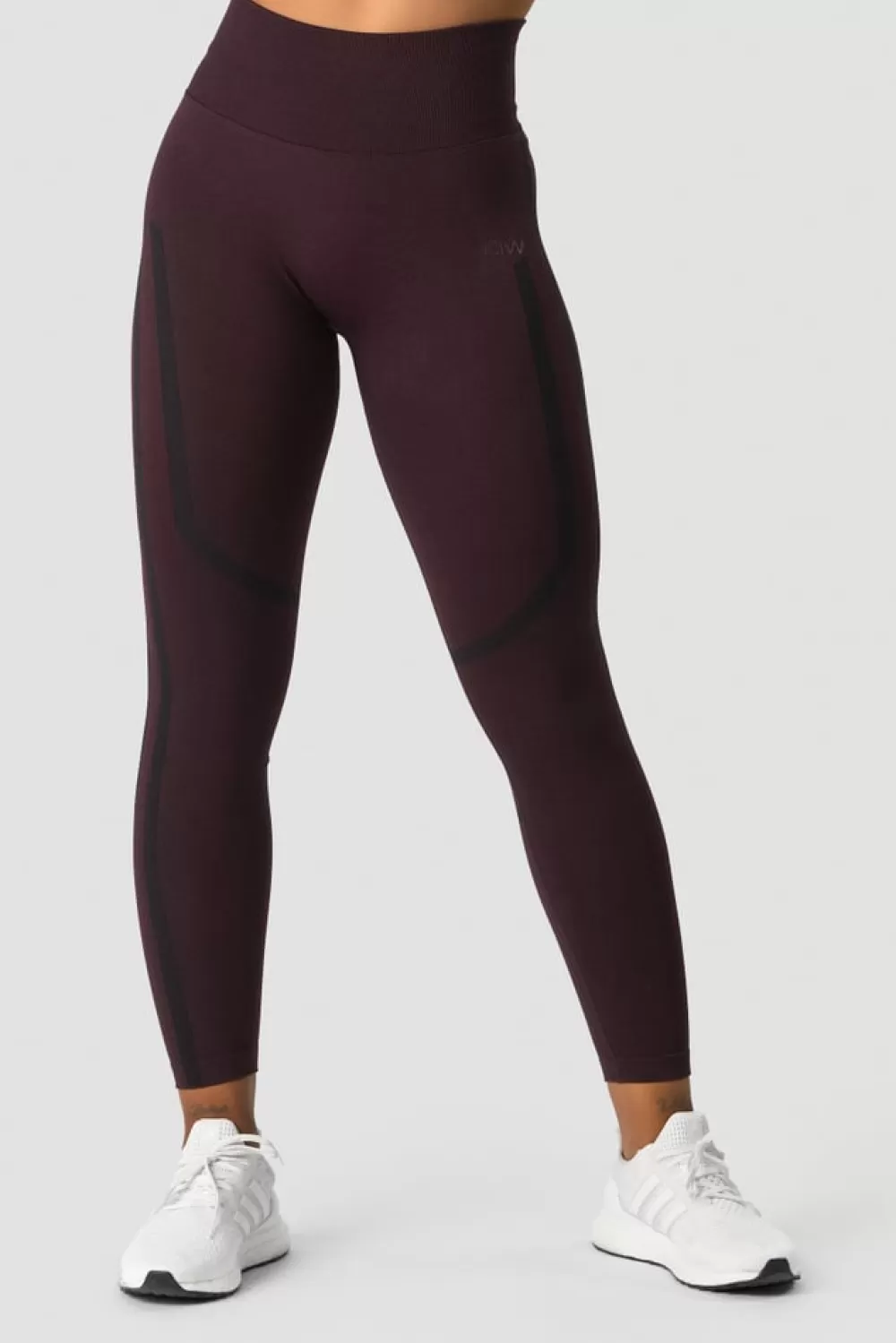 Women ICIW Rush Seamless Tights Burgundy