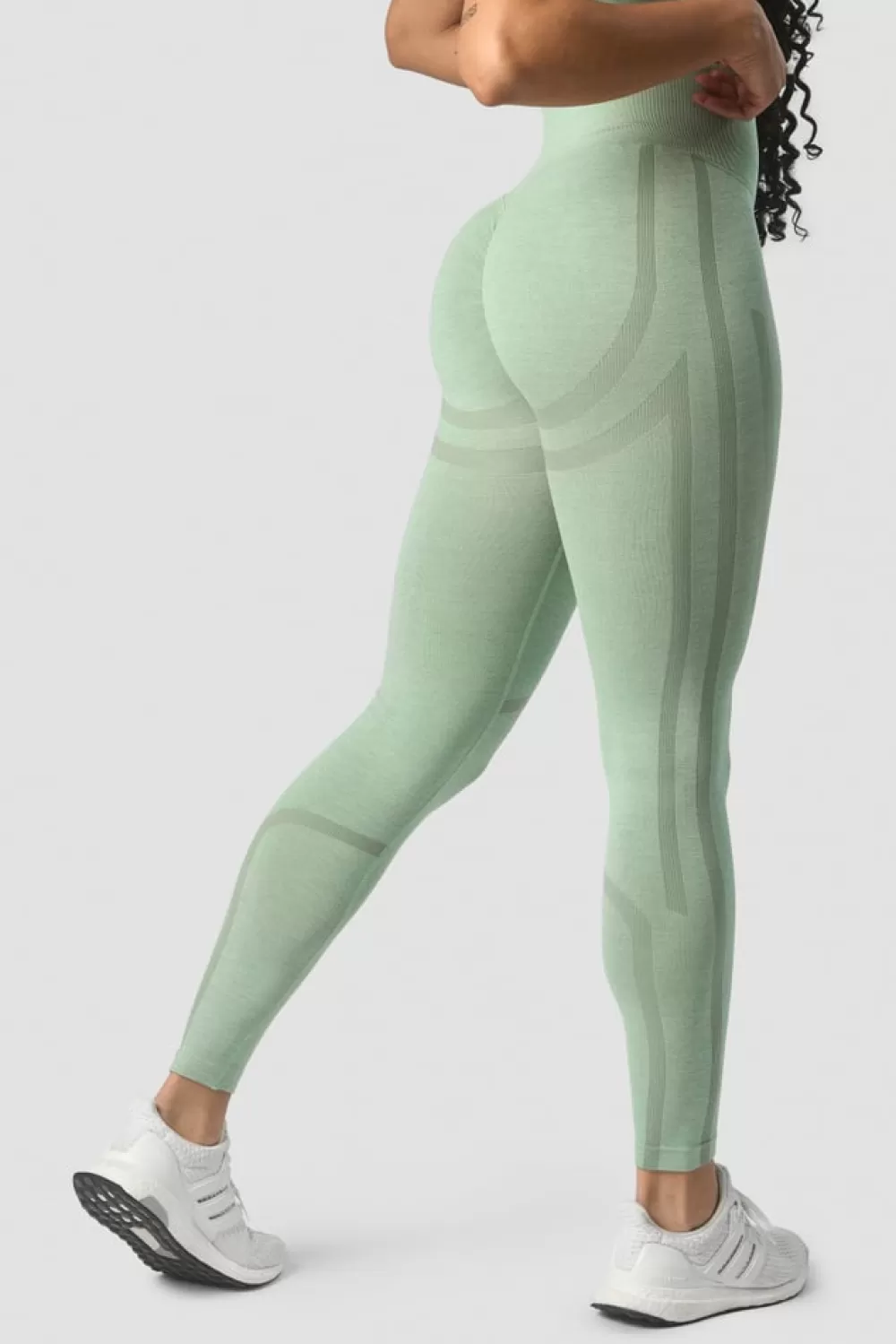 Women ICIW Rush Seamless Tights Ice Green Melange