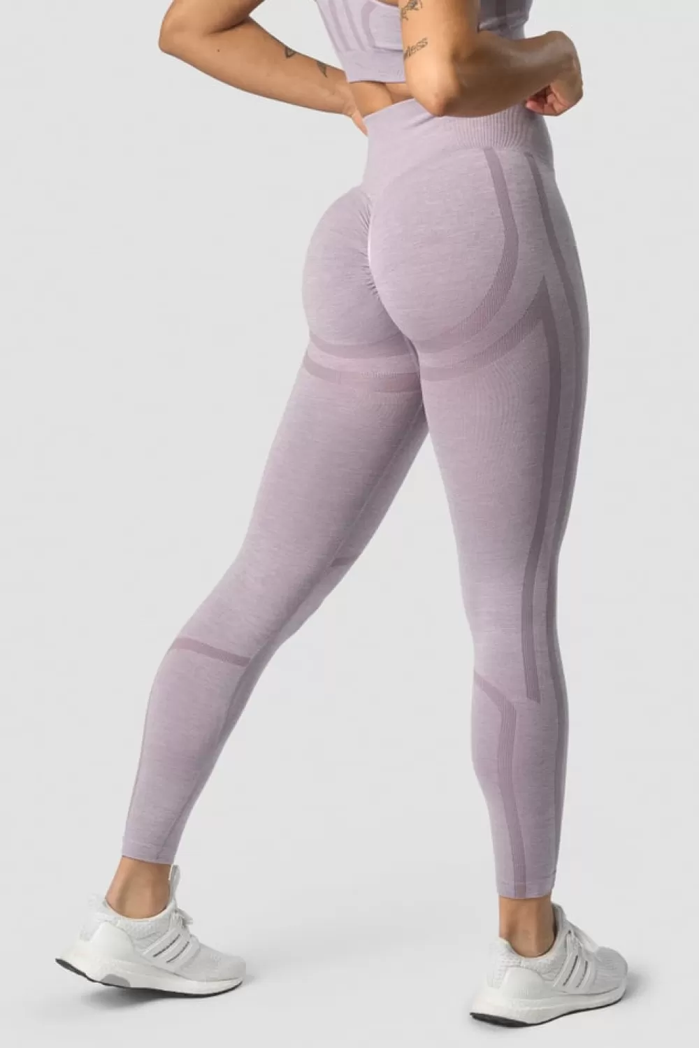 Women ICIW Rush Seamless Tights Lilac Melange