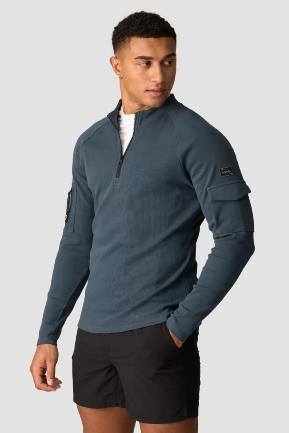 ICIW Shourai 1/4 Zip LS Men Winter Teal