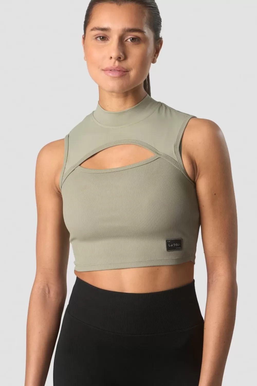 Women ICIW Shourai Cropped Tank Top Wmn Light Sea Green