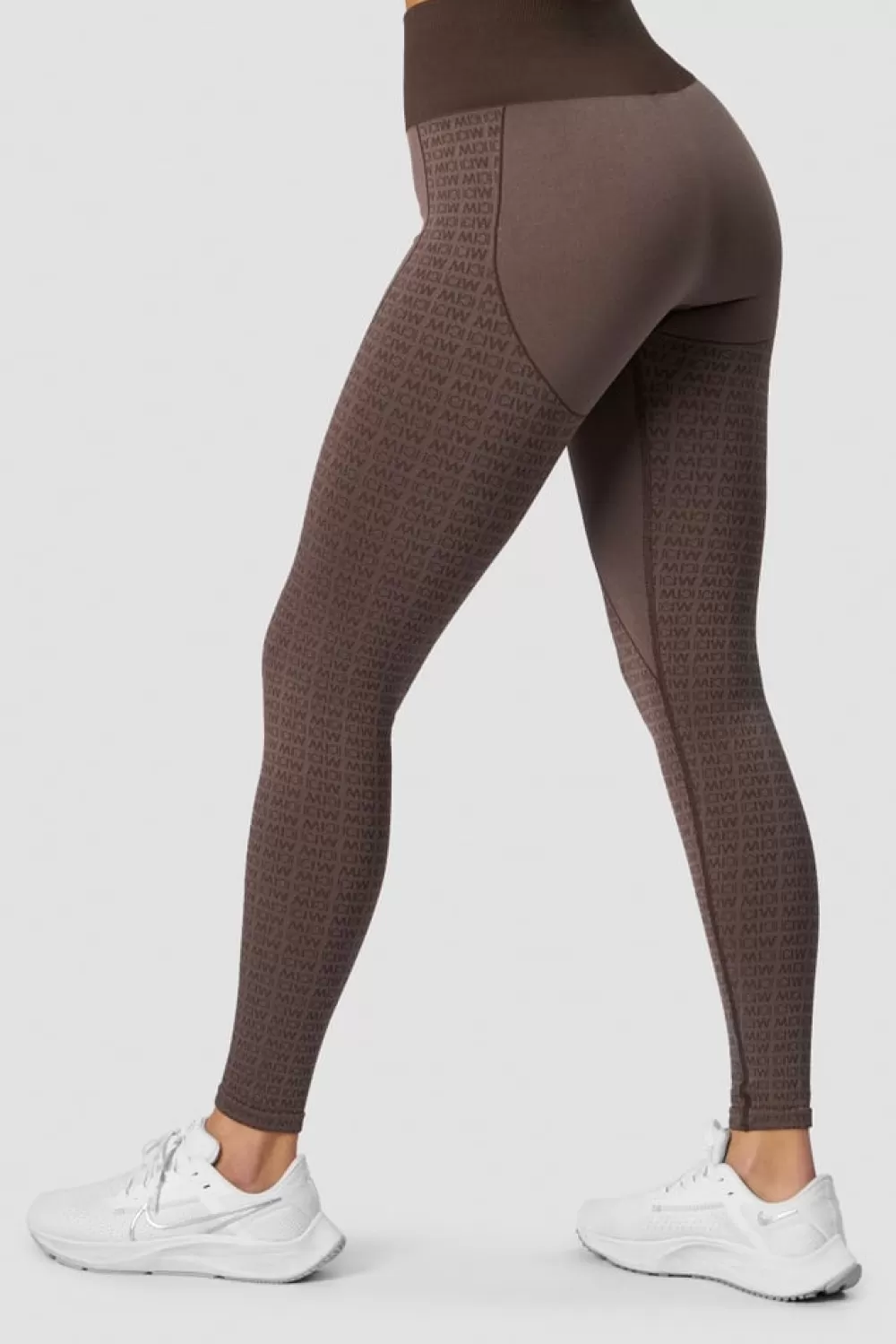 Women ICIW Signature Seamless Tights Dark Brown