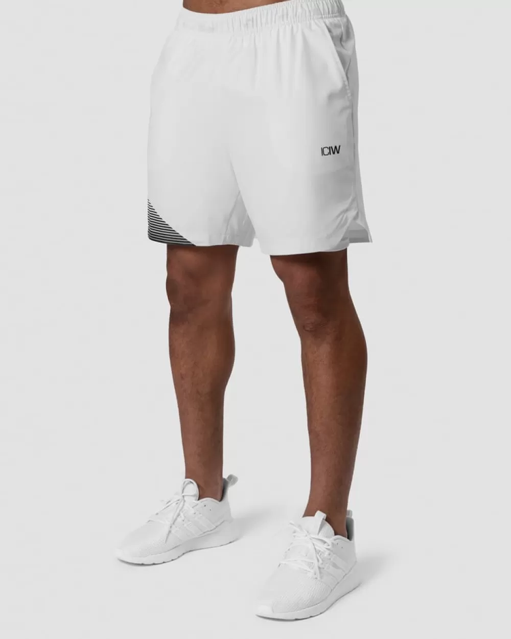 ICIW Smash Padel 2-in-1 Shorts White/Navy Men