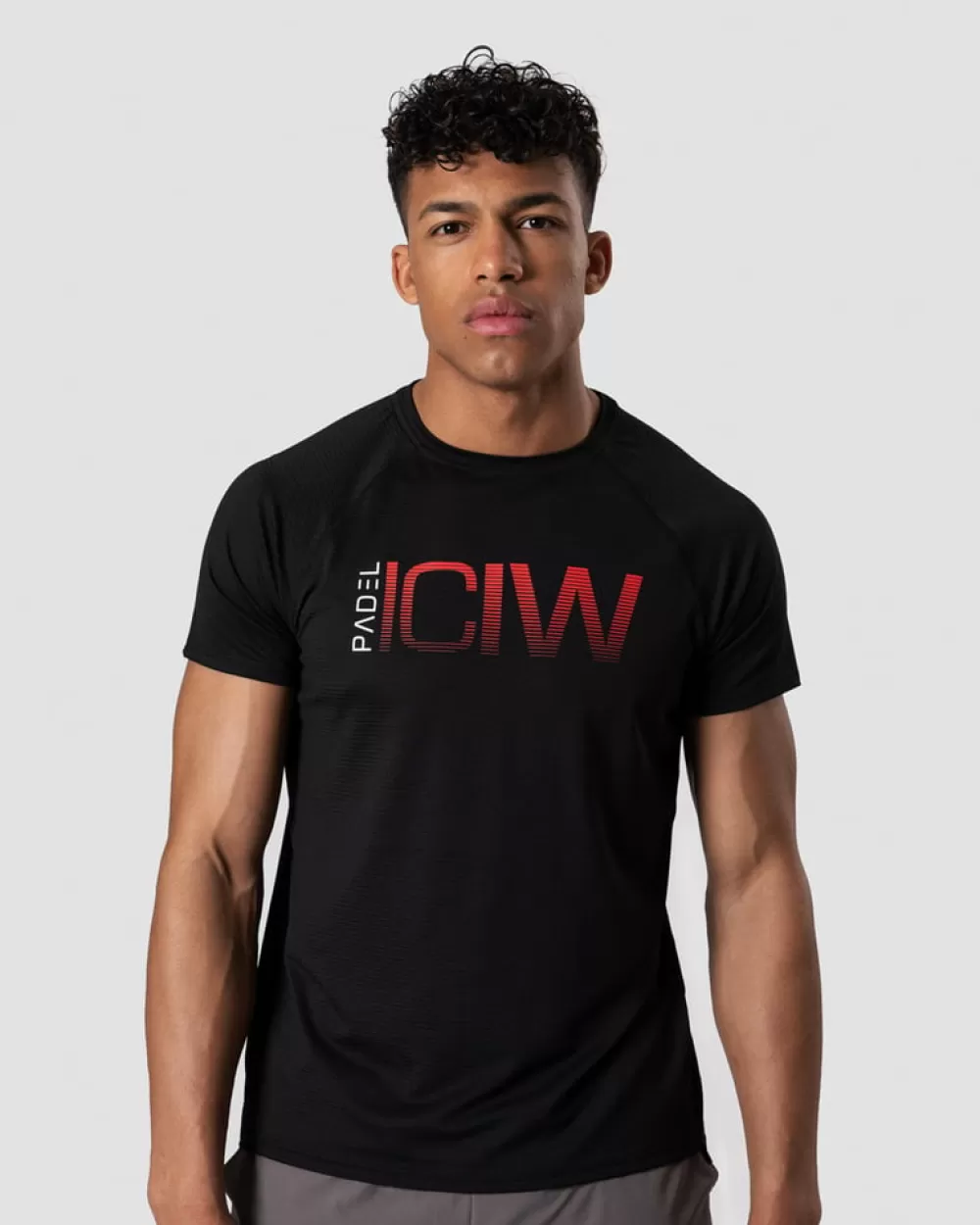 ICIW Smash Padel Mesh T-shirt Black Men