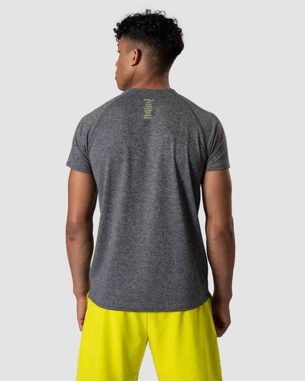 ICIW Smash Padel Mesh T-shirt Grey Melange Men