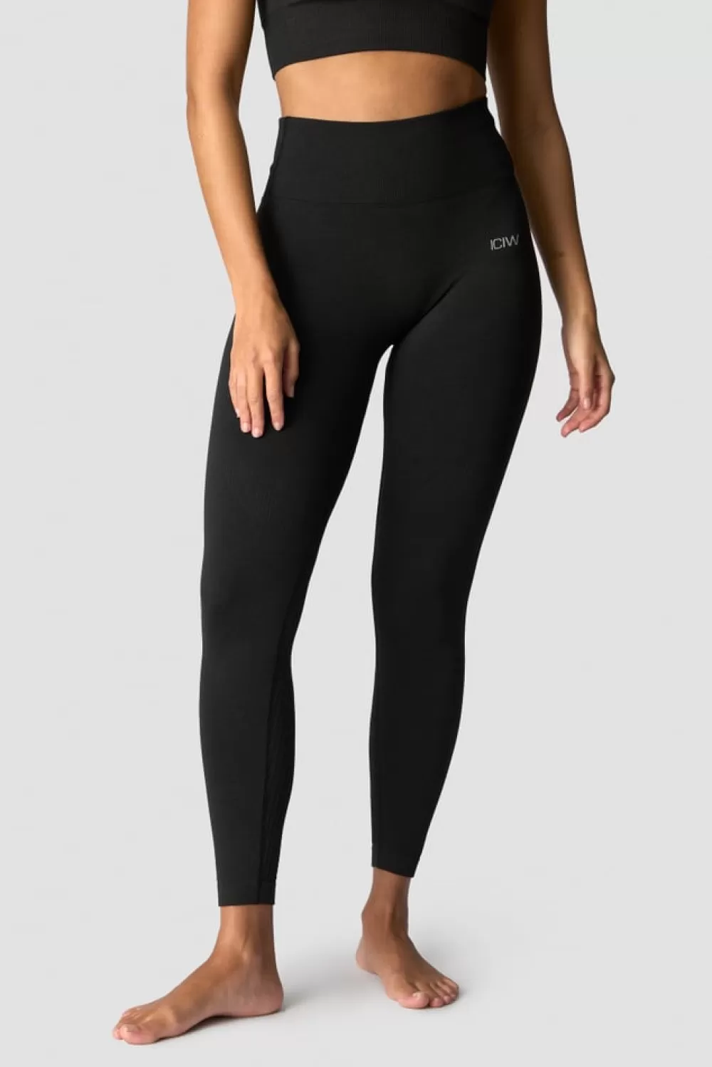 Women ICIW Soft Seamless Tights Wmn Black