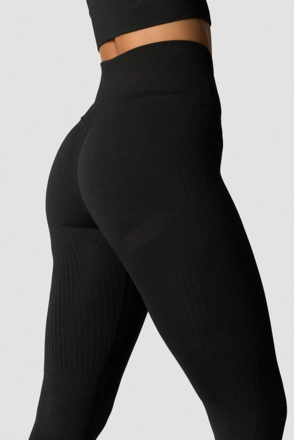 Women ICIW Soft Seamless Tights Wmn Black