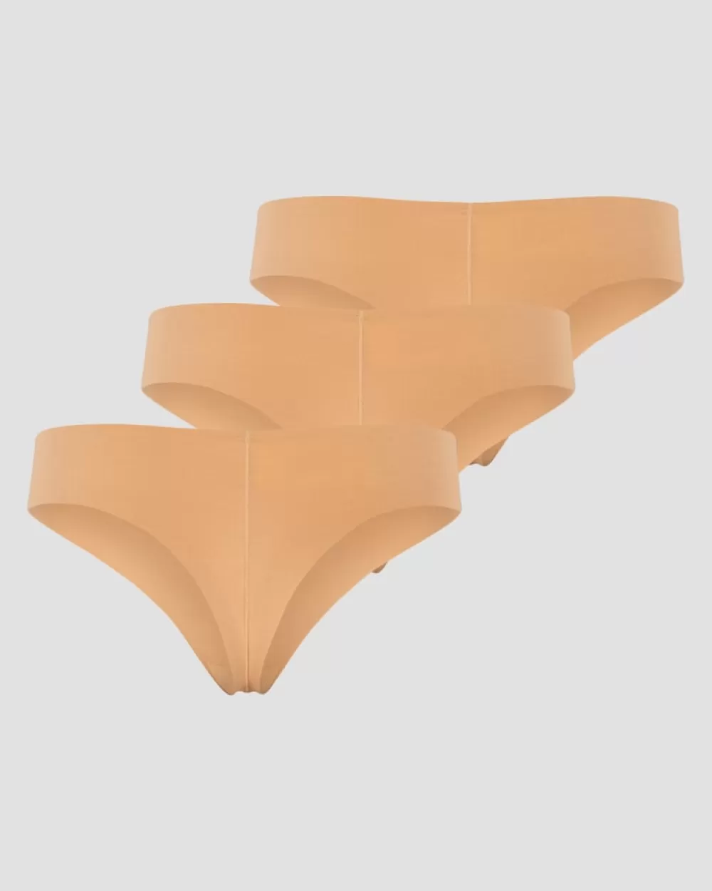 Women ICIW Soft Thong 3-pack Almond