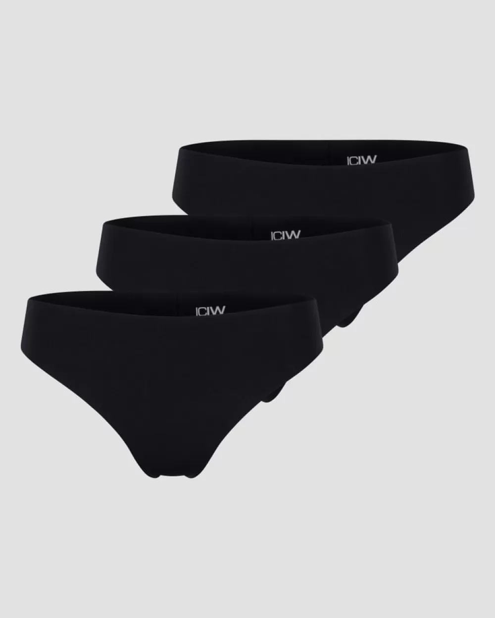 Women ICIW Soft Thong 3-pack Black