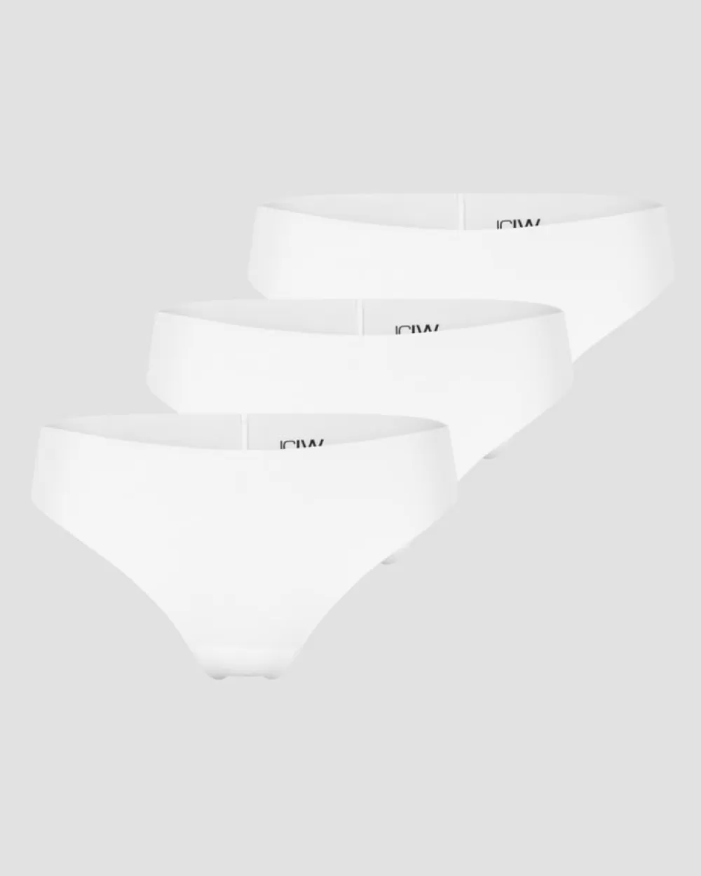 Women ICIW Soft Thong 3-pack White