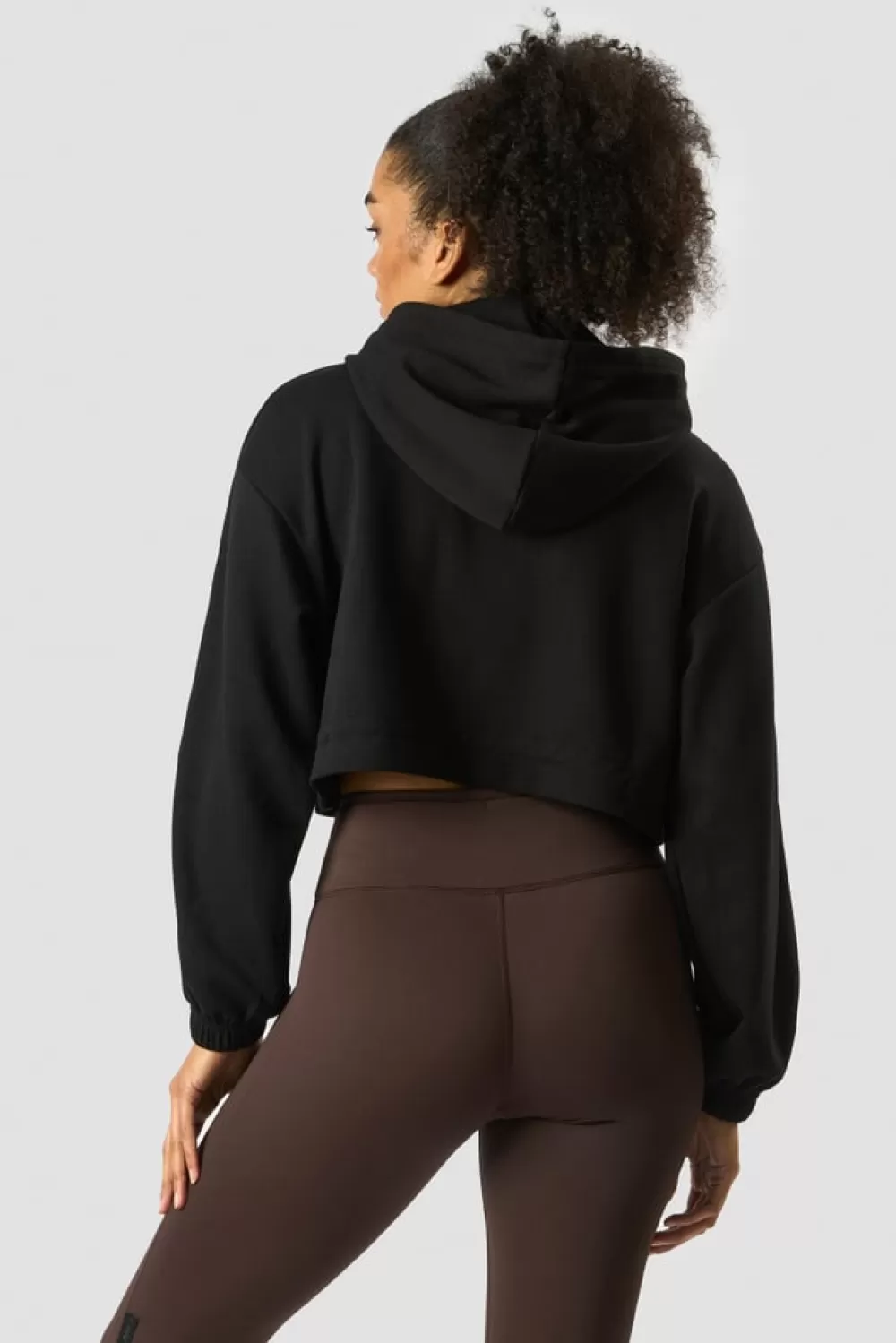 Women ICIW Stance Cropped Hoodie Wmn Black