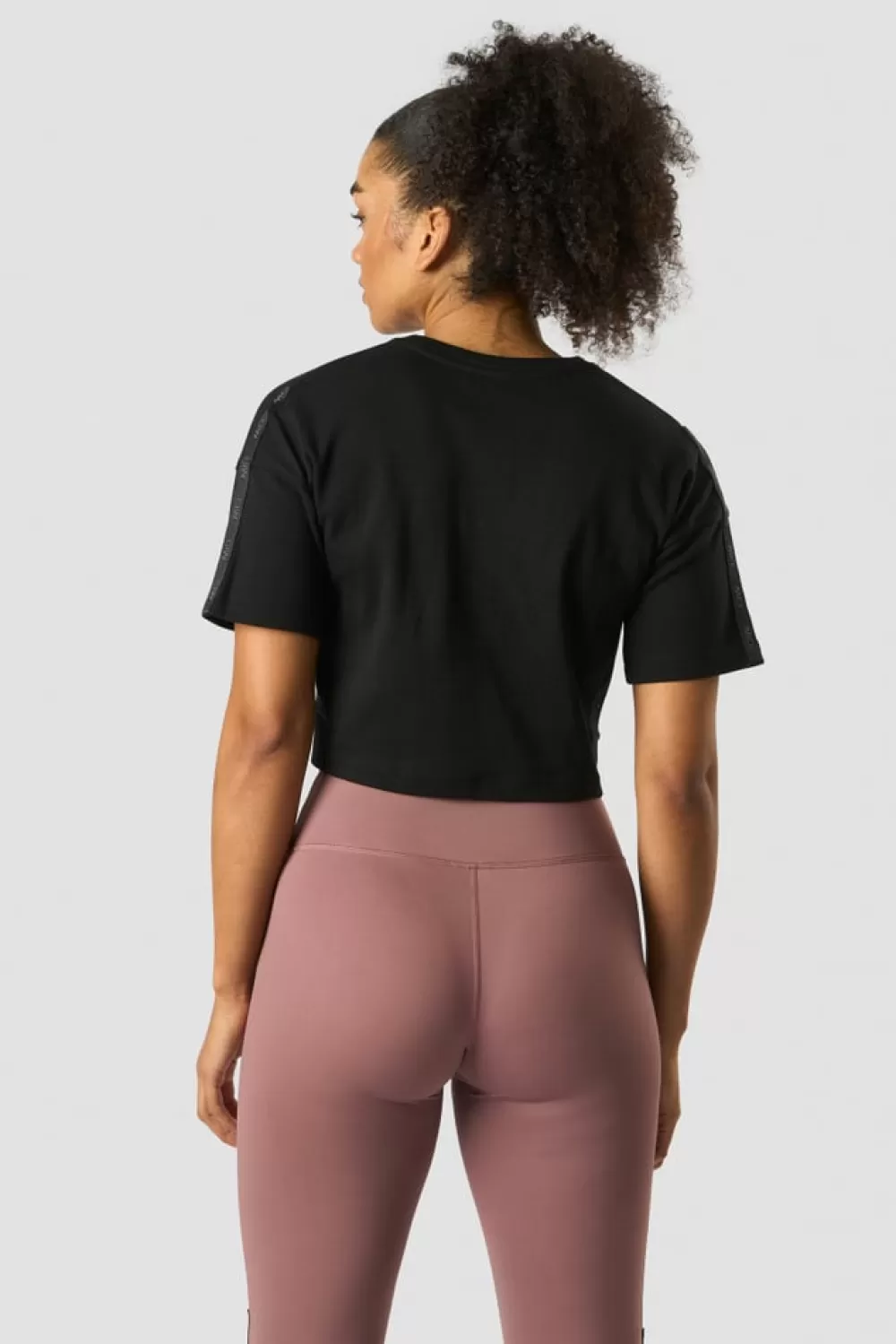 Women ICIW Stance Cropped T-shirt Wmn Black