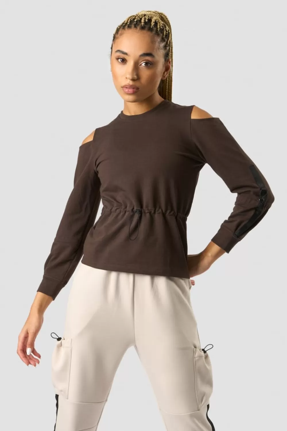 Women ICIW Stance Long Sleeve Wmn Dark Brown