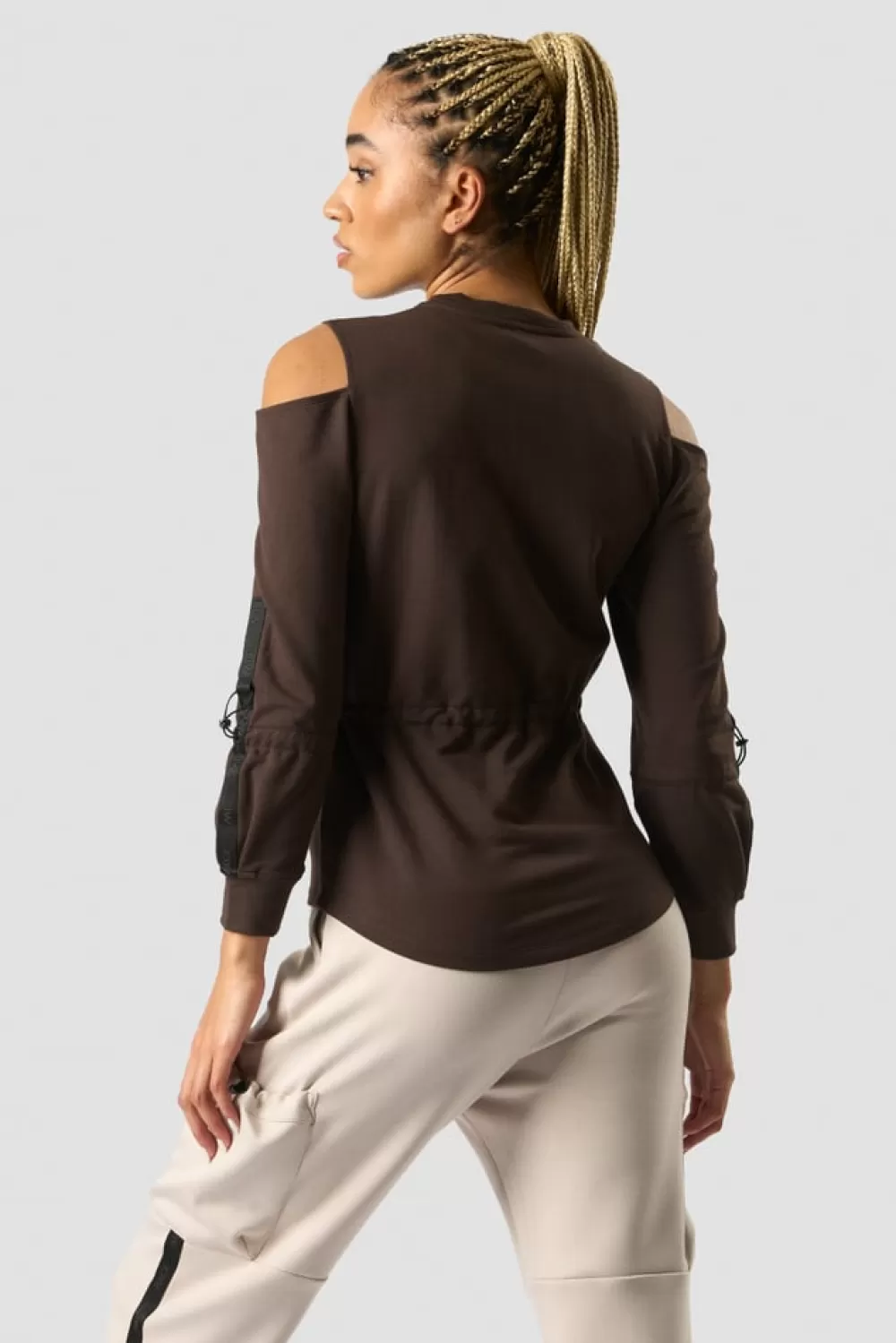 Women ICIW Stance Long Sleeve Wmn Dark Brown