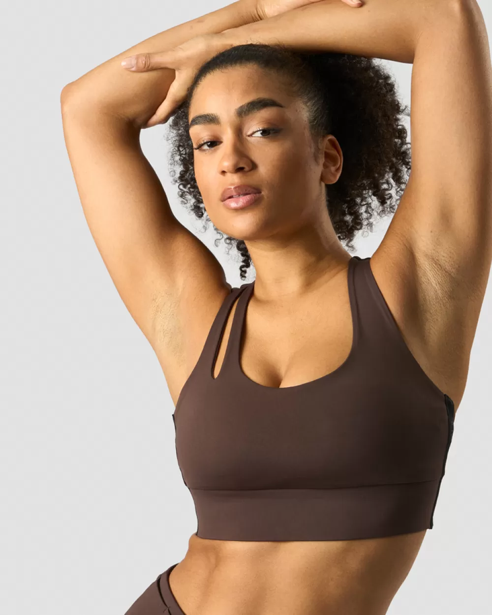 Women ICIW Stance Sports Bra Dark Brown