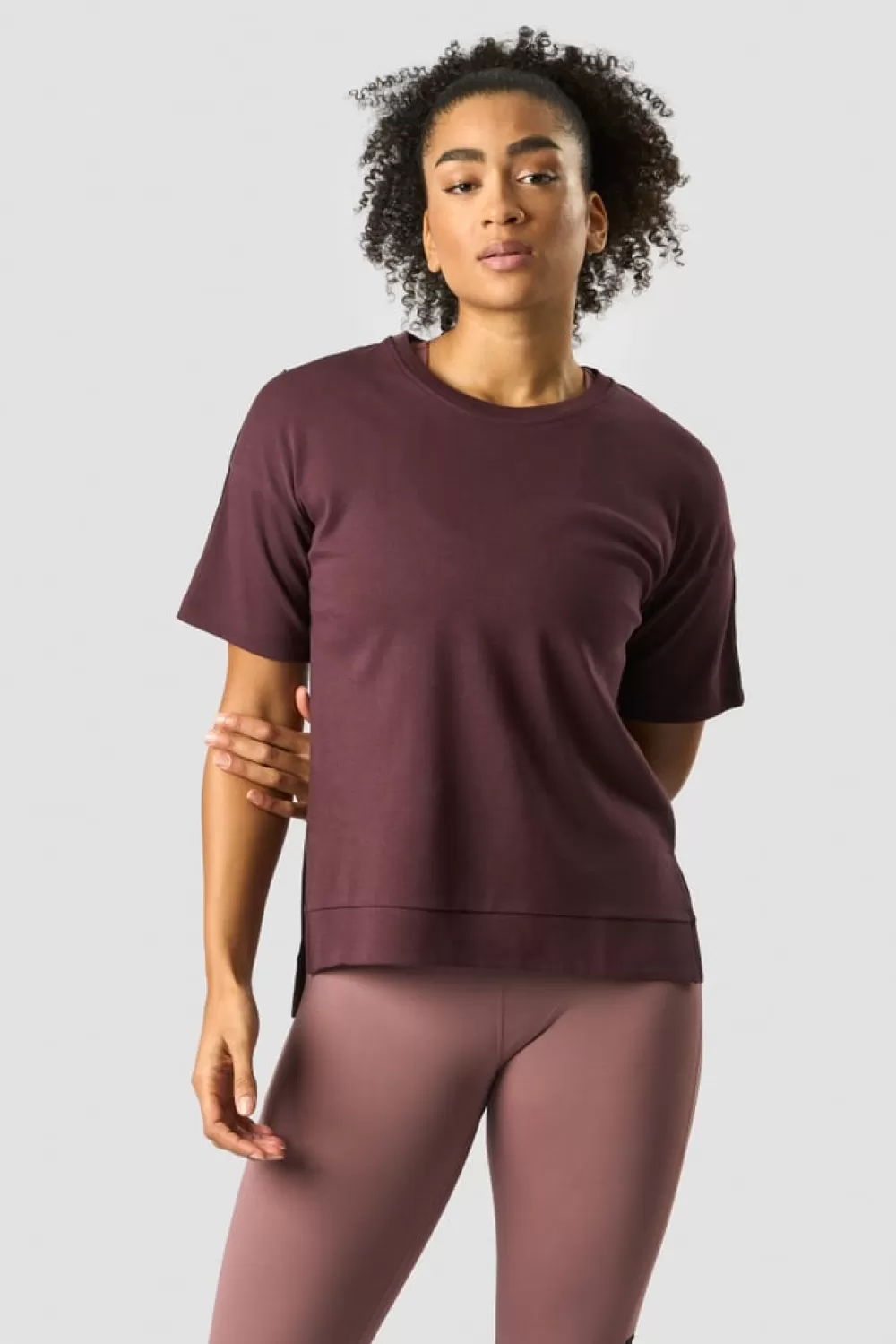 Women ICIW Stance T-shirt Wmn Burgundy