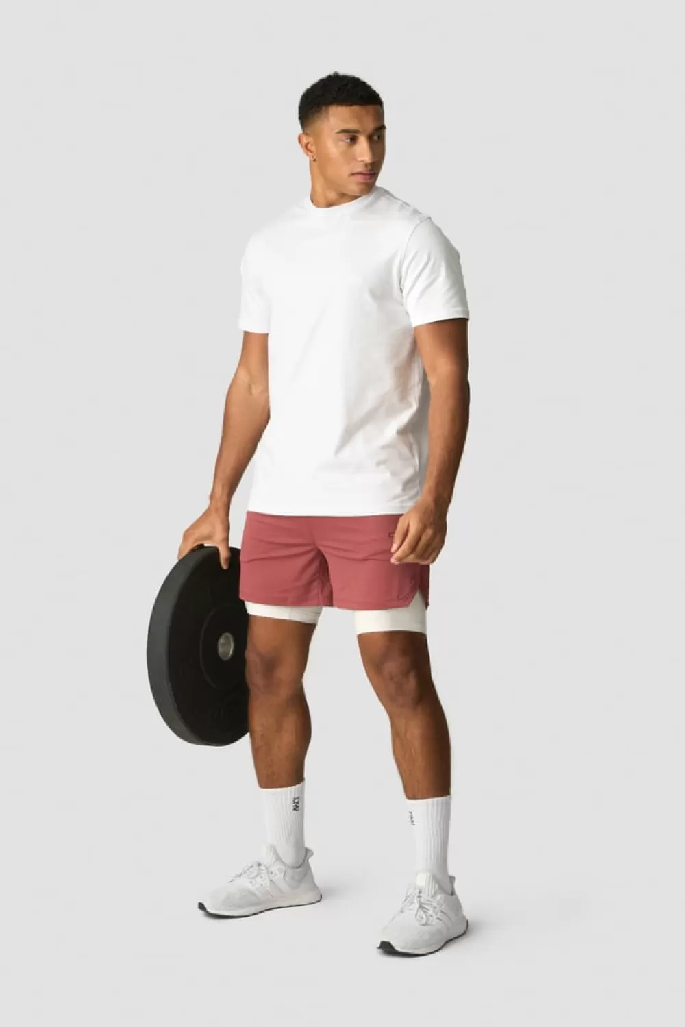 ICIW Stride 2-in-1 Shorts Men Brick Red