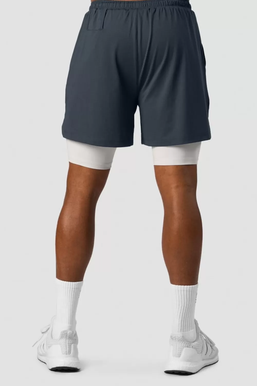 ICIW Stride 2-in-1 Shorts Men Navy