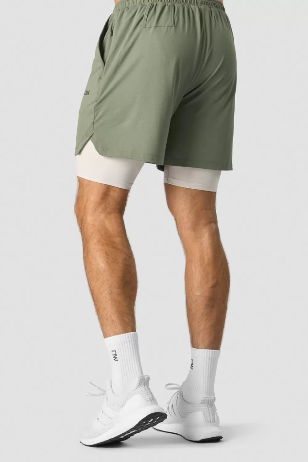 ICIW Stride 2-in-1 Shorts Men Sea Green