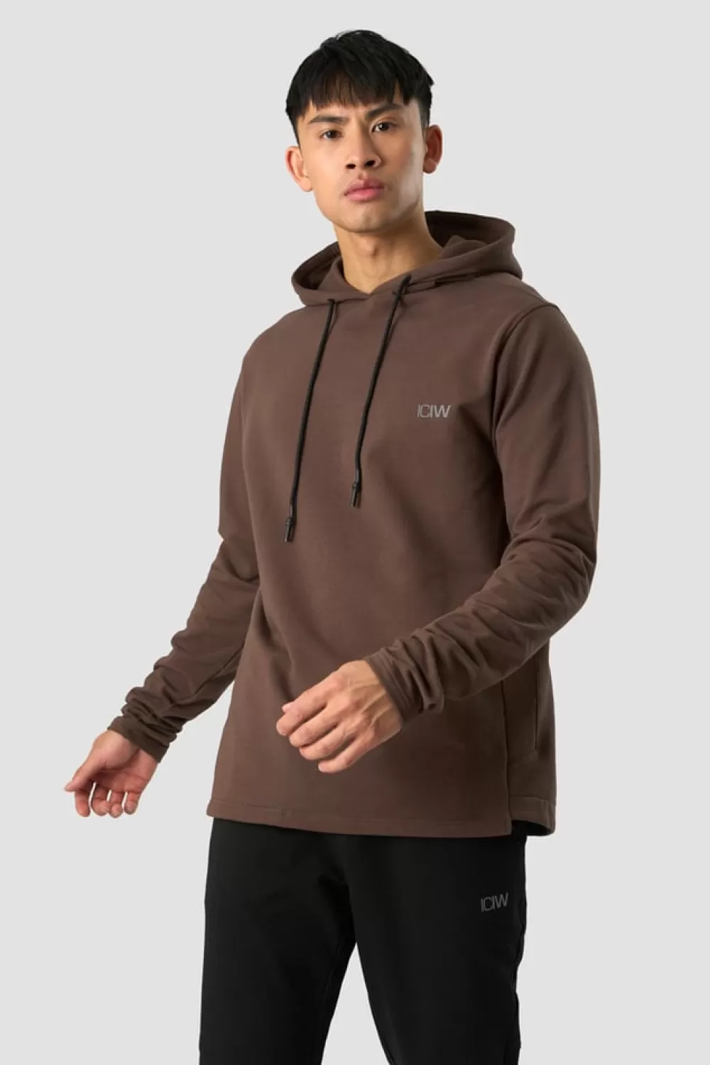 ICIW Stride Hoodie Men Dark Brown