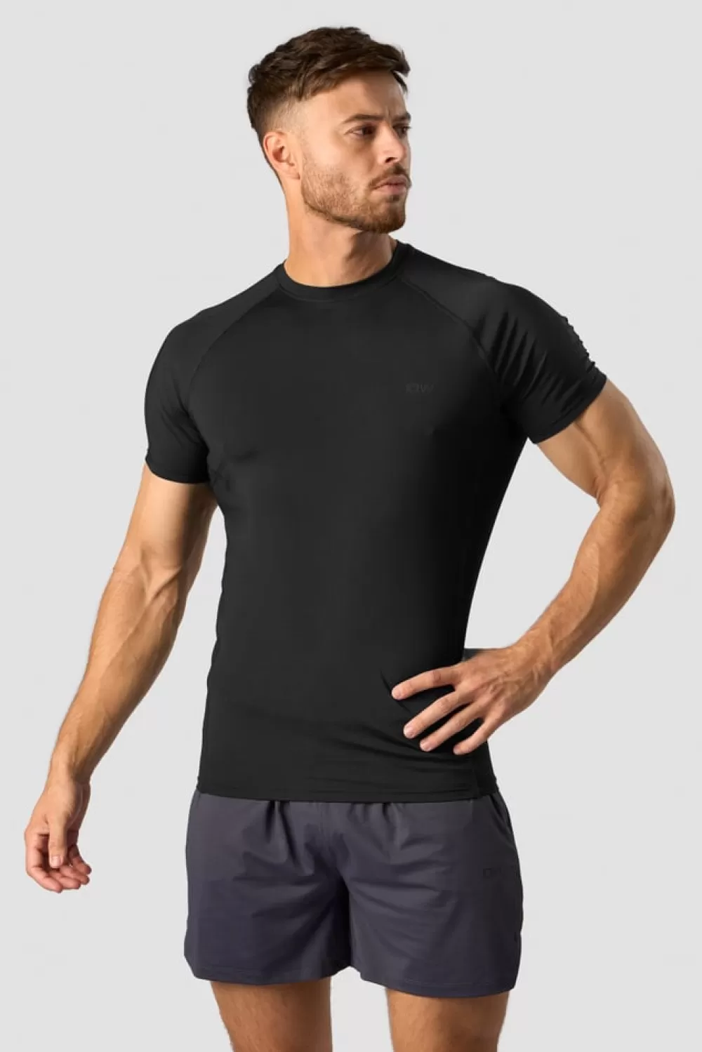 ICIW Stride Muscle Fit T-shirt Men Black