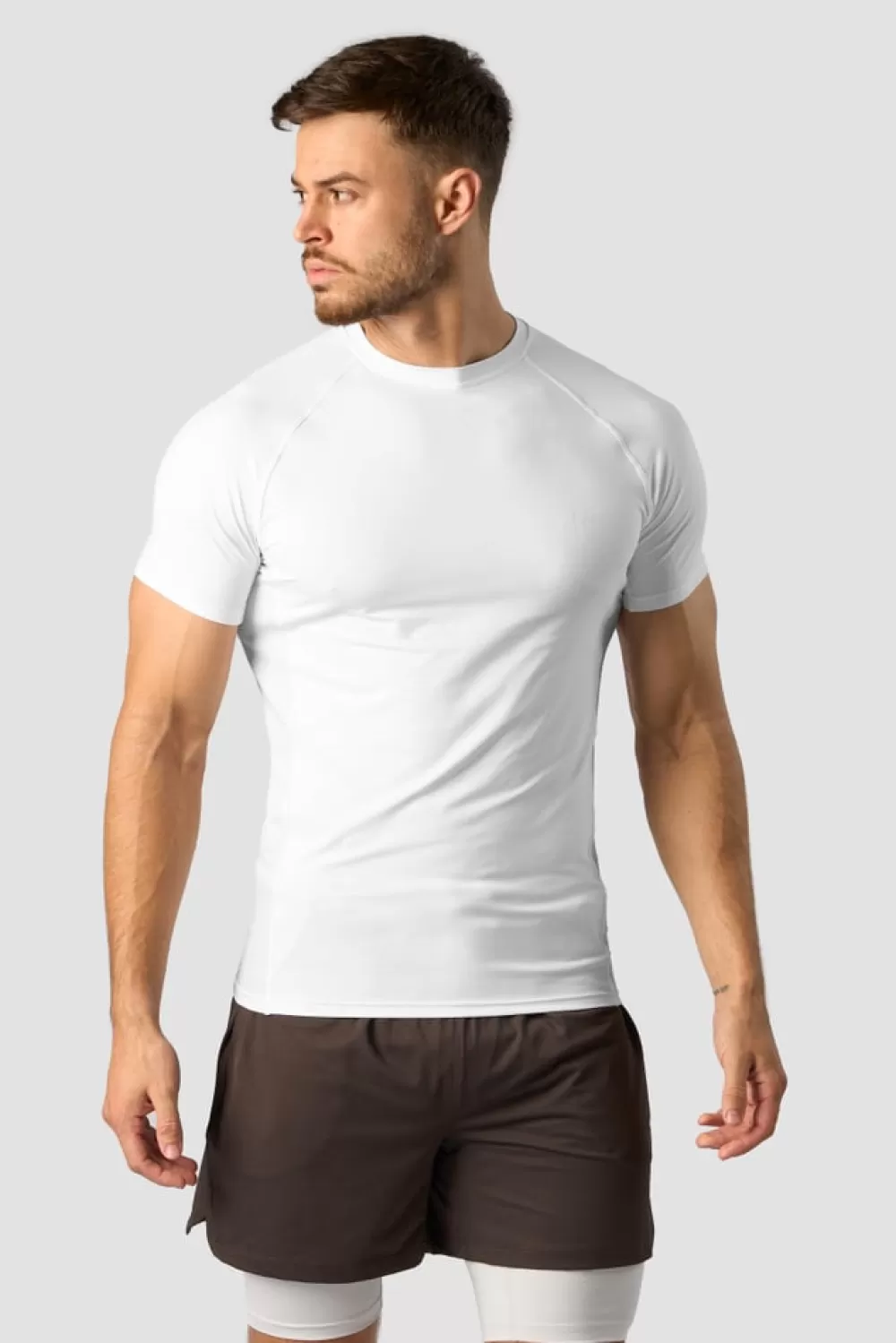 ICIW Stride Muscle Fit T-shirt Men White