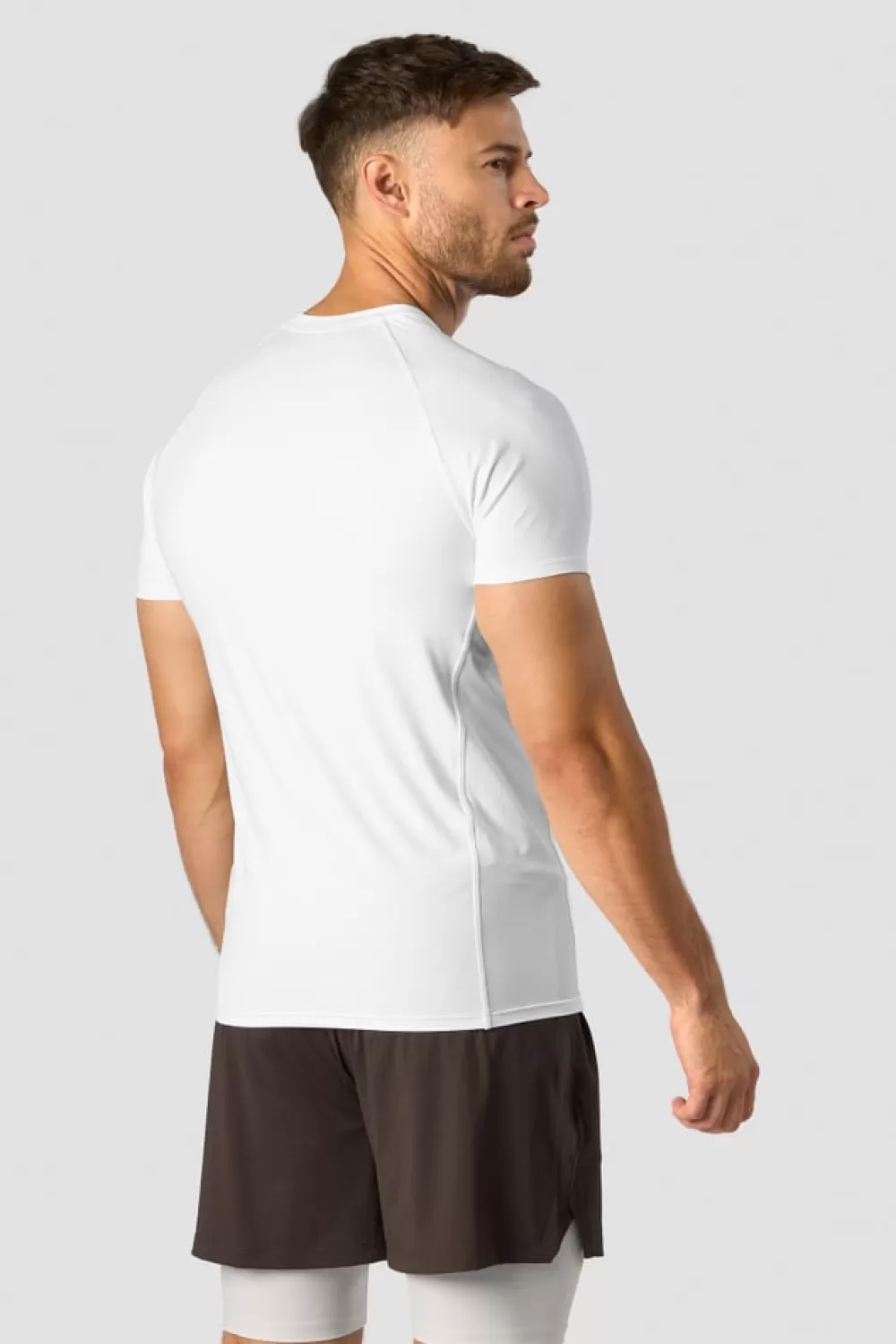 ICIW Stride Muscle Fit T-shirt Men White